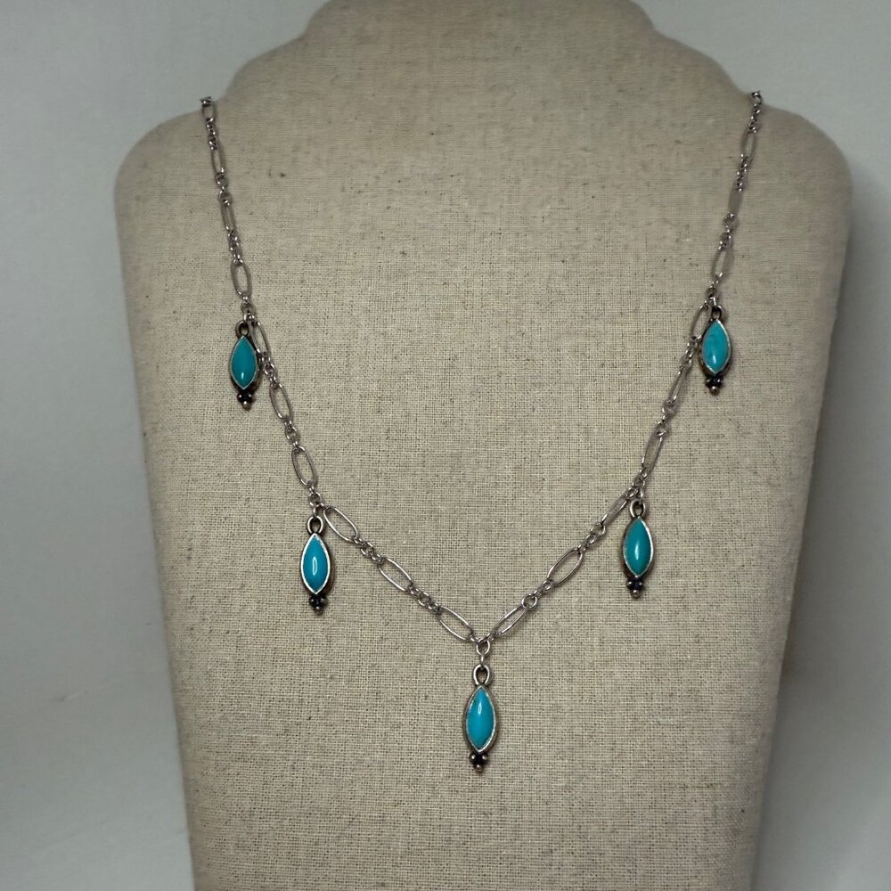 James Avery Adela Necklace Turquoise - Retired